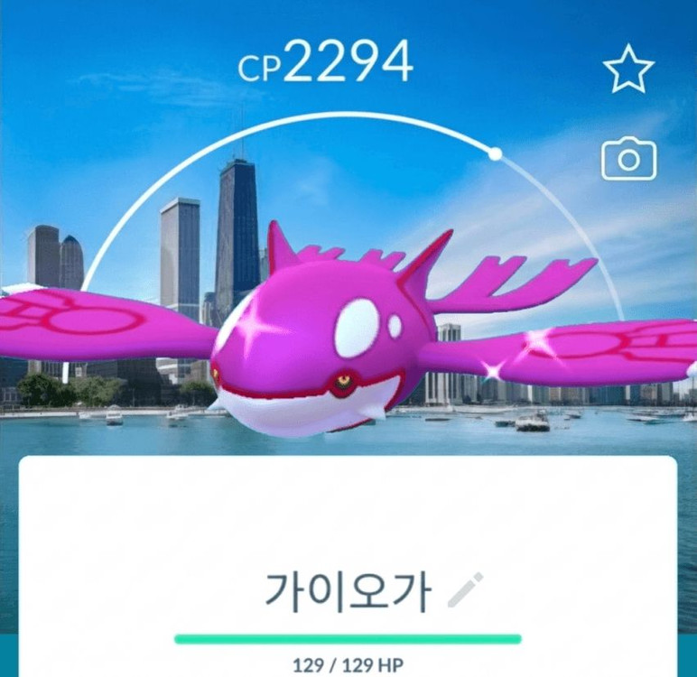 포켓몬고 GO FEST 현장 한정 배경 이로치 예약 판매 이미지