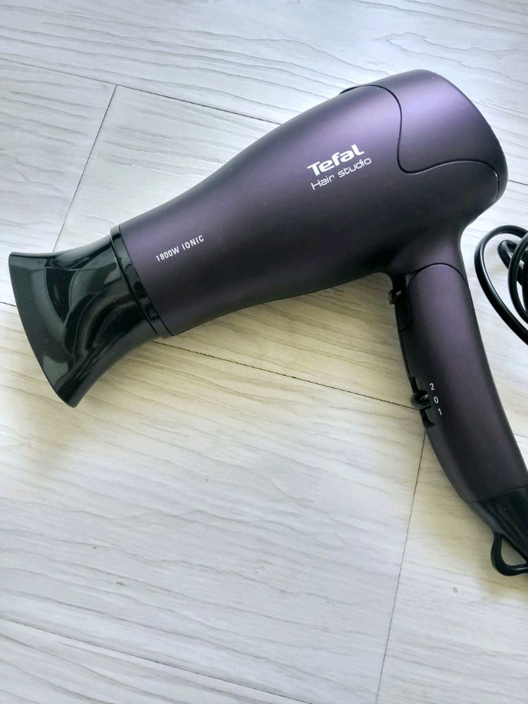[새제품]테팔 뷰티 접이식 헤어드라이기 1800W 퍼플 이미지