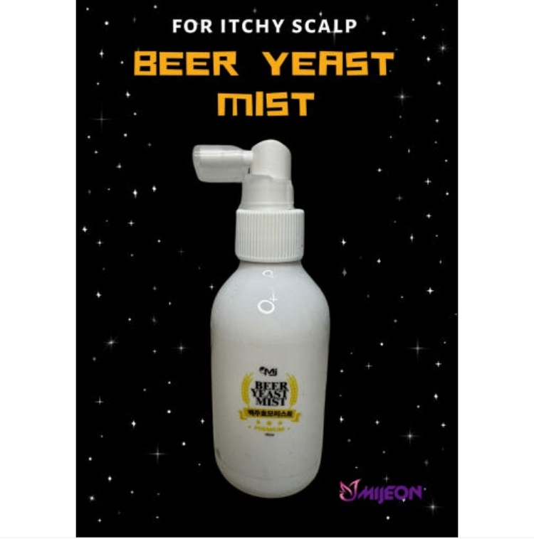 미전 맥주효모 헤어 미스트 150ml 탈모 헤어 토닉 헤어스프레이 민감성 두피 스케일링 모근강화 미전코스메틱 이미지