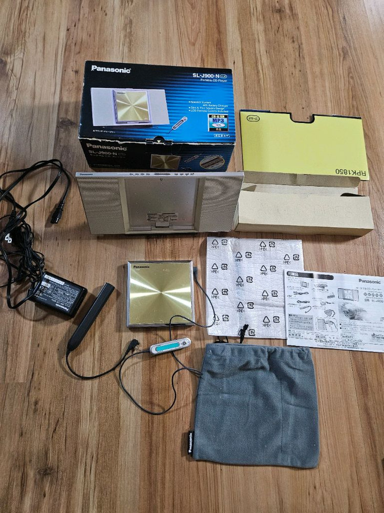 파나소닉 워크맨 SL-J900 팝니다 골드색상 이미지