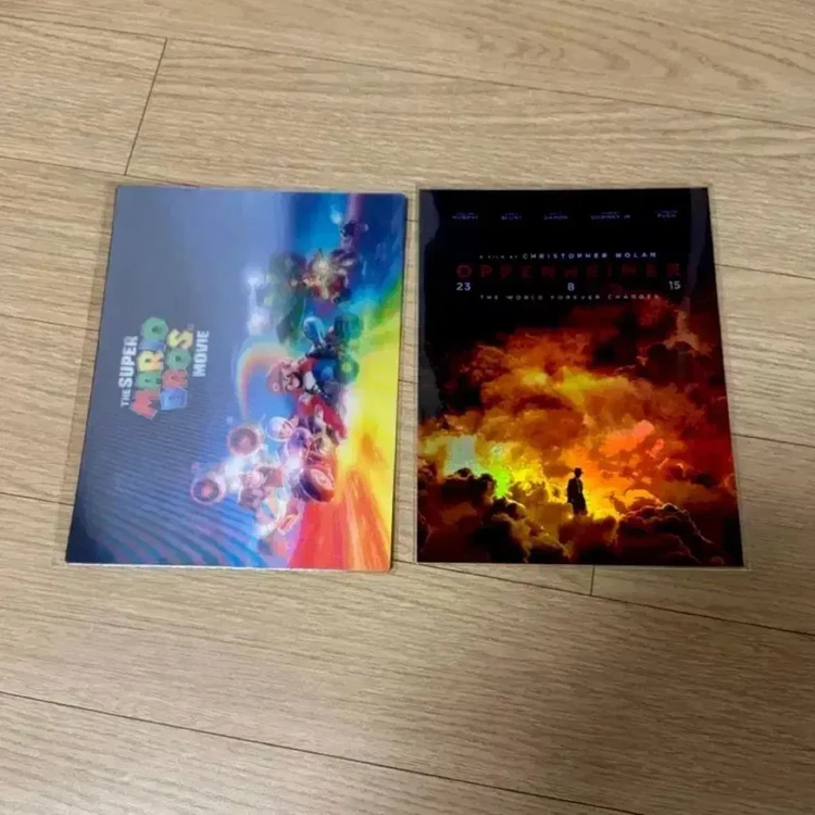 슈퍼마리오 갤럭시 스크린엑스 포스터 브라더스 아트카드 필름마크 스티커뱃지 이미지