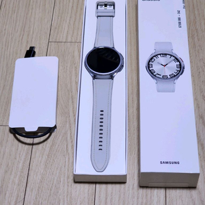 갤럭시워치 6 클래식 실버 u+ lte 47mm 이미지