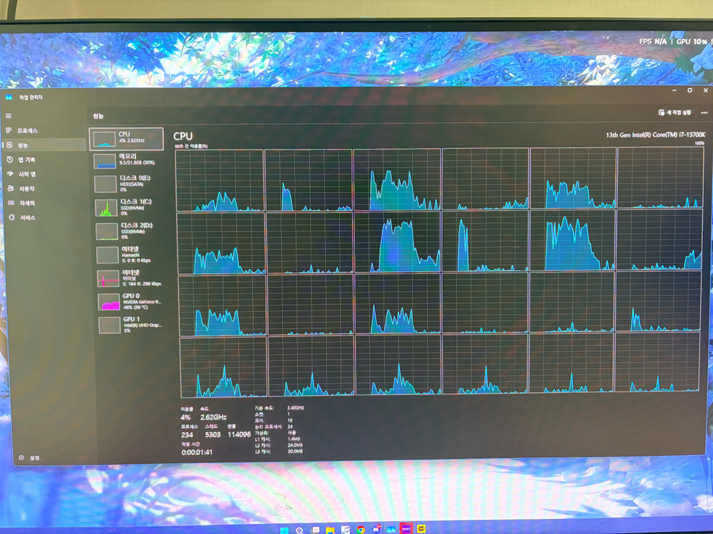 인텔 i7-13700K CPU & 기가바이트 Z790 AORUS ELITE 메인보드 이미지