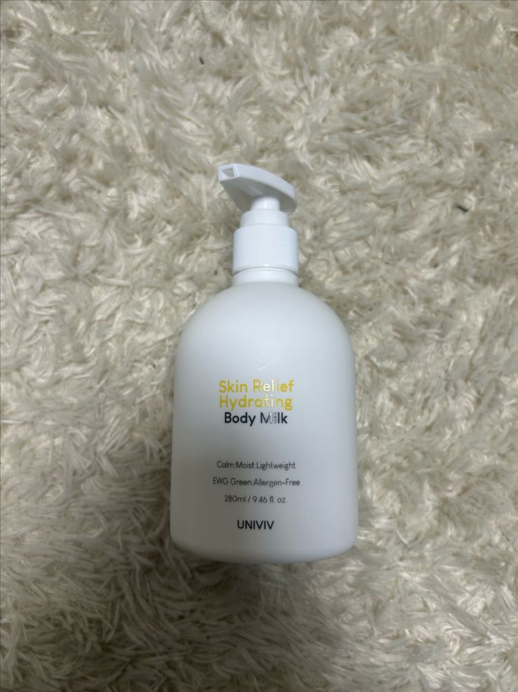 (새상품)유니비브 스킨 릴리프 하이드레이팅 바디밀크280ml 이미지
