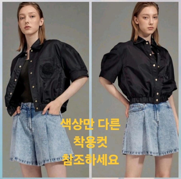 랑방 쟈켓 블라우스셔츠 타임 마인 듀엘 오즈세컨 르베이지 이미지