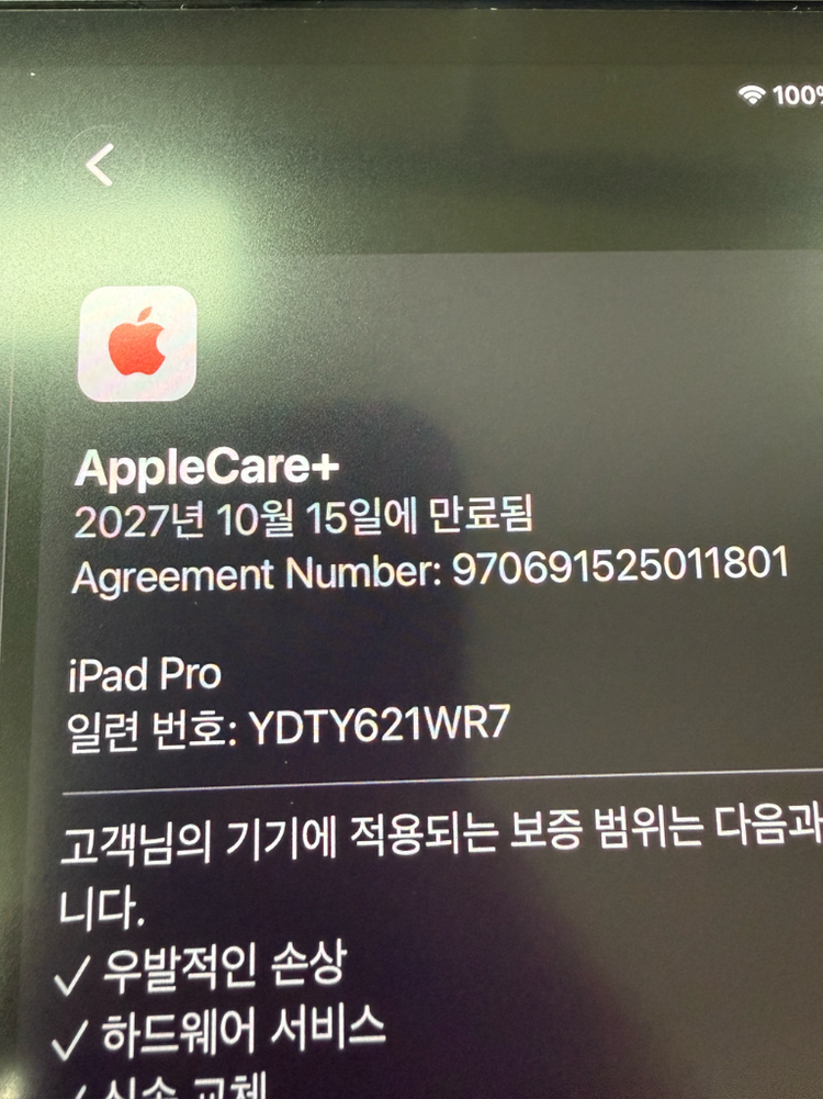 아이패드프로11 m4 256g(애플케어27.10월) 이미지
