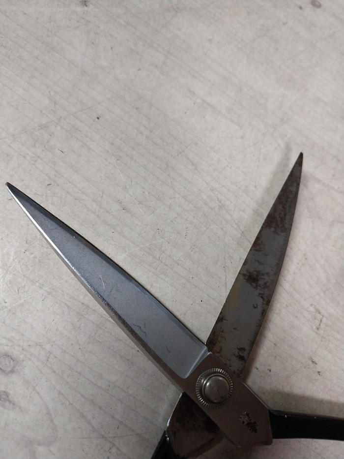 일본 미령 빈티지 재단 가위 250mm/미사용 이미지