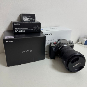 후지 x-t5 탐론 17-70렌즈 일괄판매합니다