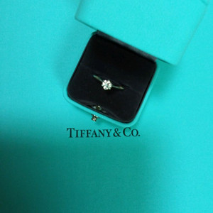 미사용/티파니 3.1부 다이아 플래티늄 반지(0.31CT 이미지