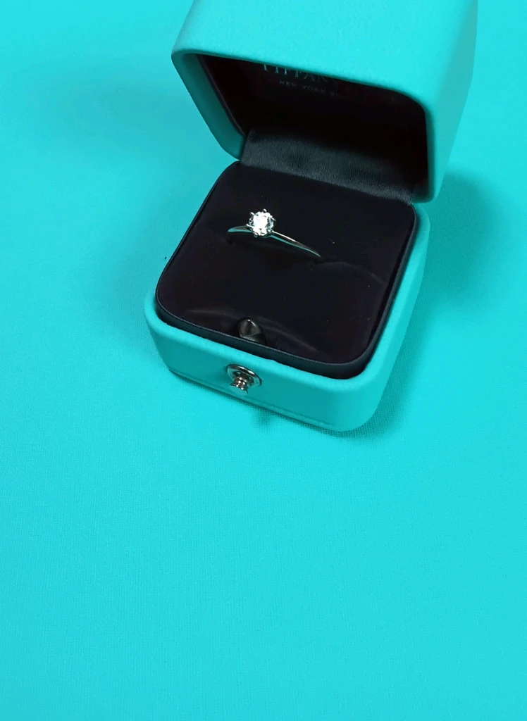 미사용/티파니 3.1부 다이아 플래티늄 반지(0.31CT 이미지