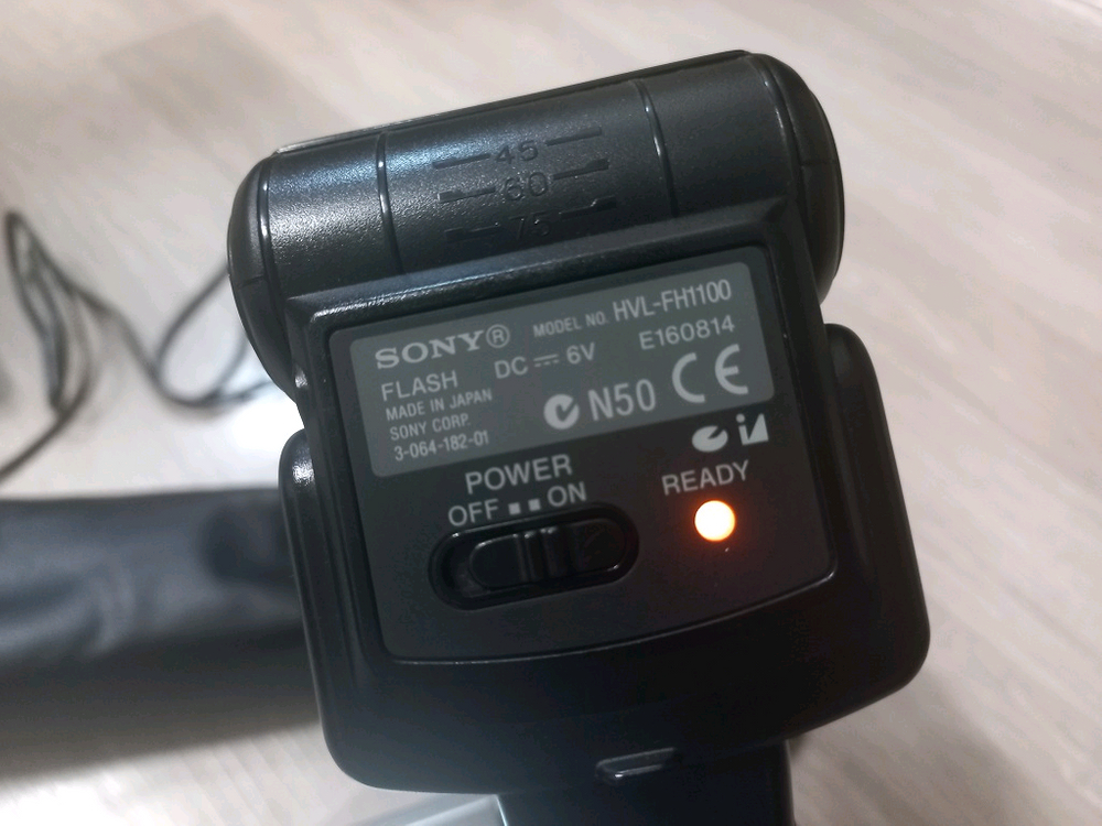 SONY HVL-FH1100 소니 캠코더 포토용 플래쉬 이미지