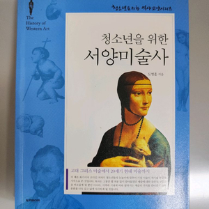 책 도서 청소년을 위한 서양미술사 도병훈 지음 이미지