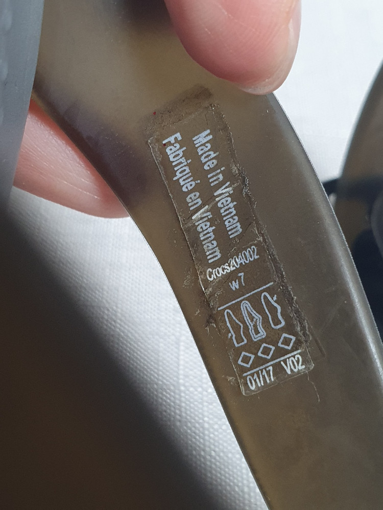 240mm 크록스 이자벨라 블록힐 샌들 클리어 블랙 이미지