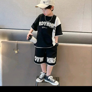 남아 반팔티 반바지 세트 이미지
