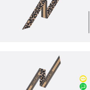 디올 미차 레오파트 베이직 스카프 이미지