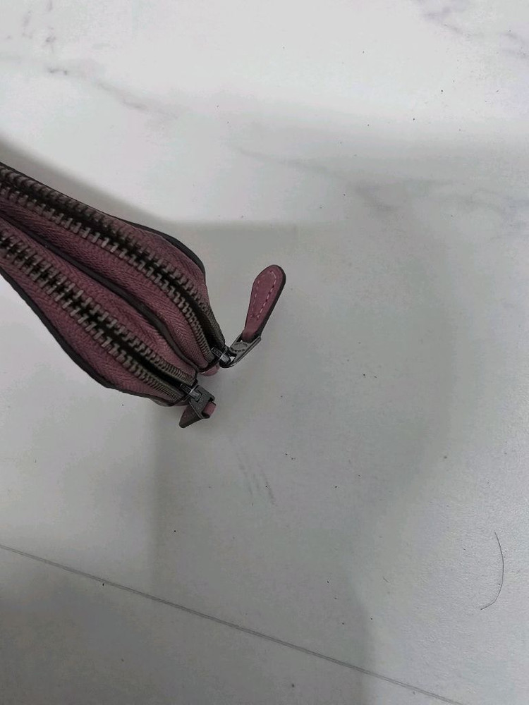 코치 핑크 미니지갑 이미지