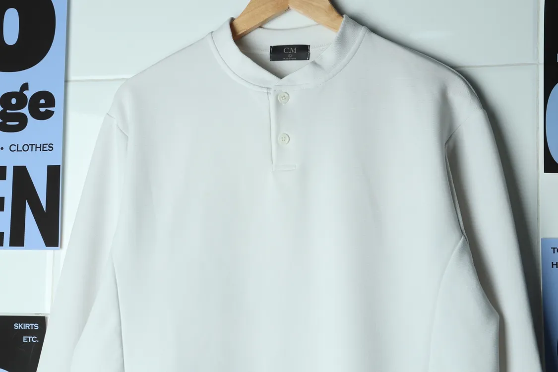 (L-XL) 브랜드빈티지 긴팔티셔츠 기능성 화이트 이미지