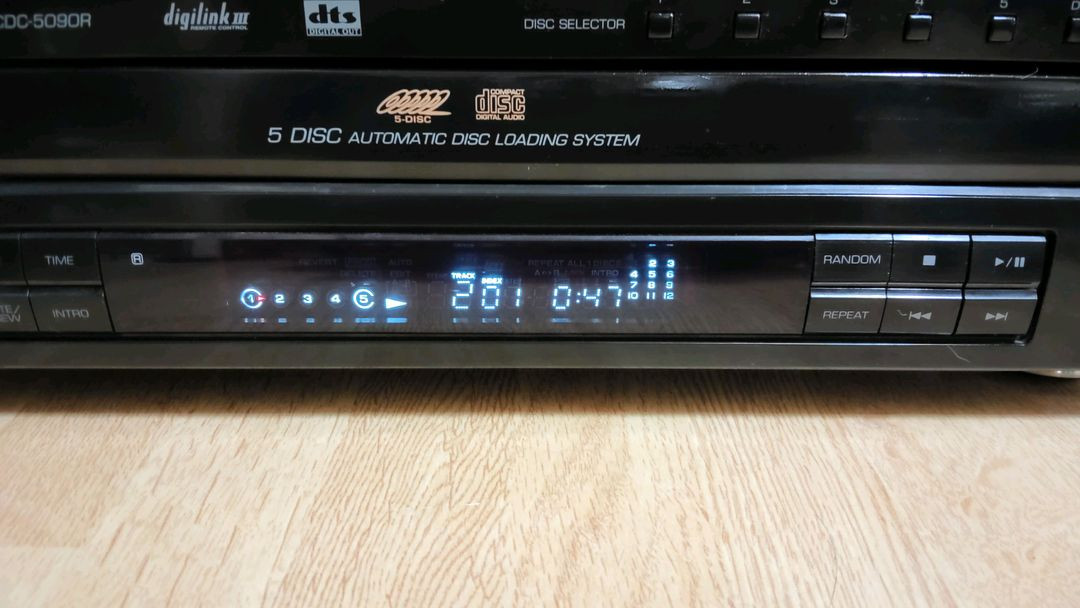 인켈 5CD 플레이어 CDC 5090R (오디오 앰프 스피커 이미지