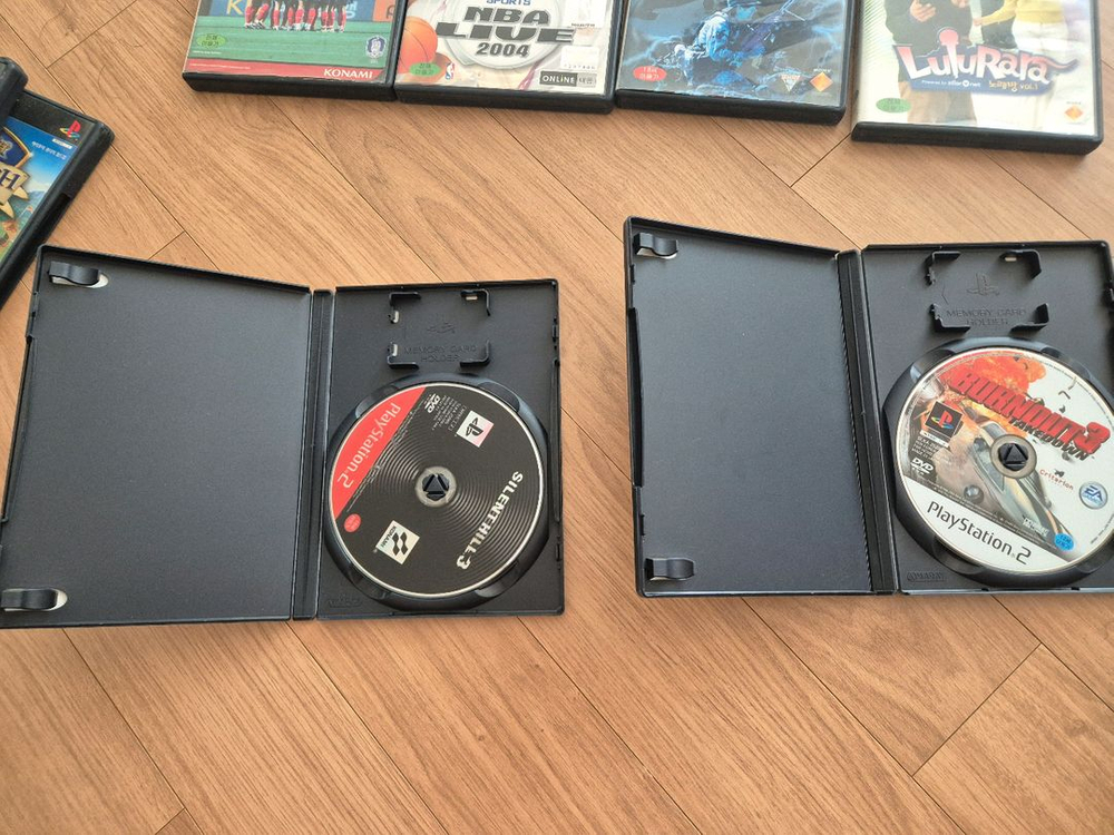 PS2 본체셋 + 정발게임 13개 일괄 이미지