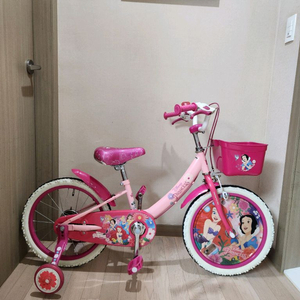 디즈니프린세스 18인치 어린이 자전거 팔아요 이미지
