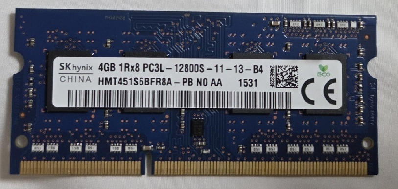 SK하이닉스 DDR3 12800 4GB 램 (1600) (SODIMM) 이미지