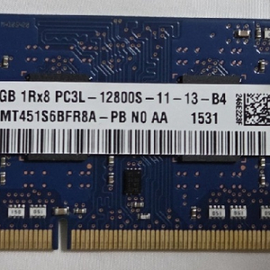 SK하이닉스 DDR3 12800 4GB 램 (1600) (SODIMM) 이미지