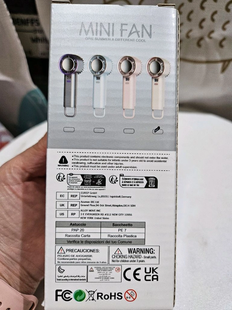 미니 핸디 선풍기 이미지