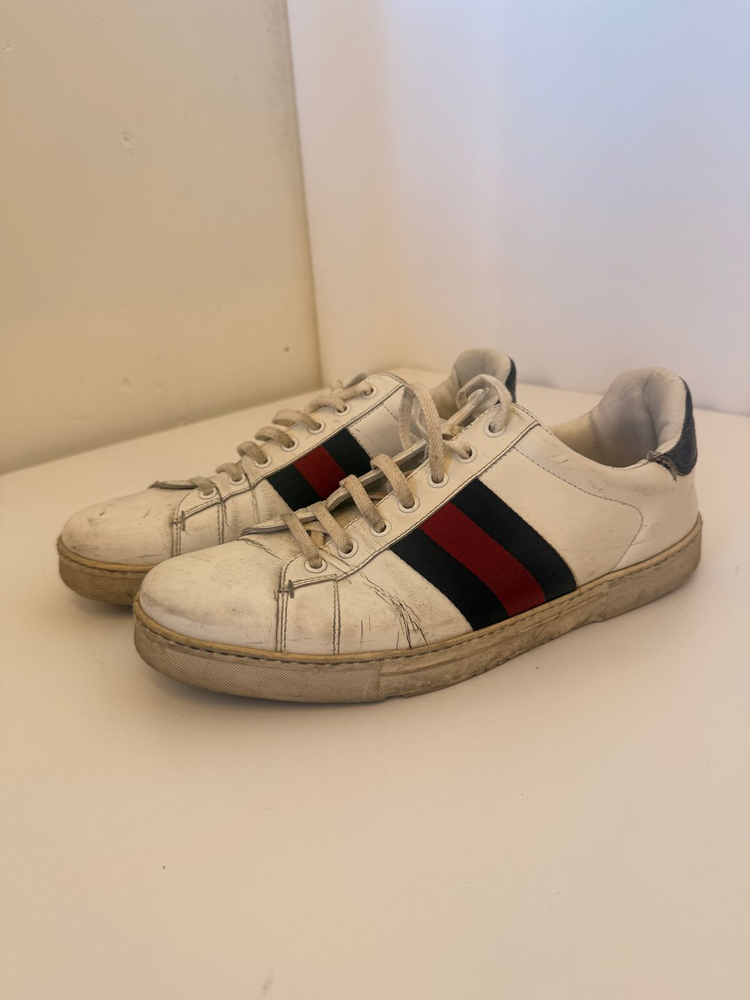 구찌(Gucci) 삼선 에이스 스니커즈 260mm 이미지