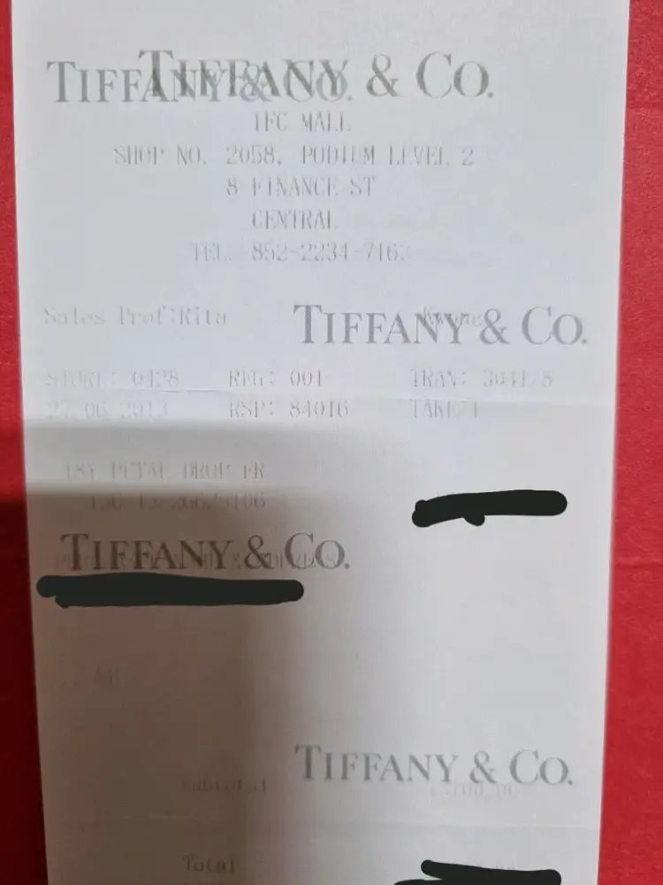 정품 티파니앤코 18K 골드 명품 귀걸이 (거의새것) 이미지