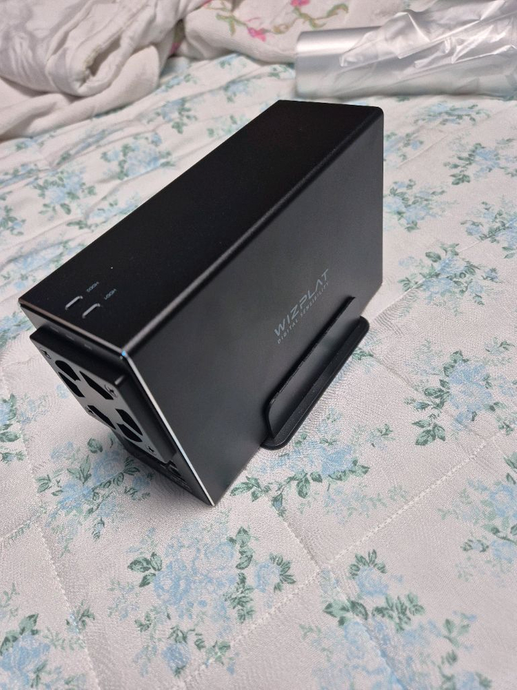 위즈플랫 USB-C 3.2 Gen2 2베이 RAID 대용량 외장스토리지 hdd das 이미지