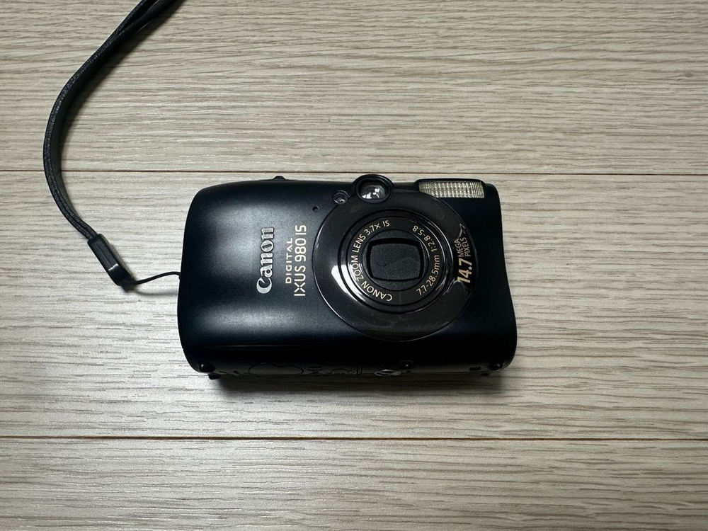 캐논 익서스 IXUS 980 IS 블랙 디지털 카메라 판매합니다 이미지