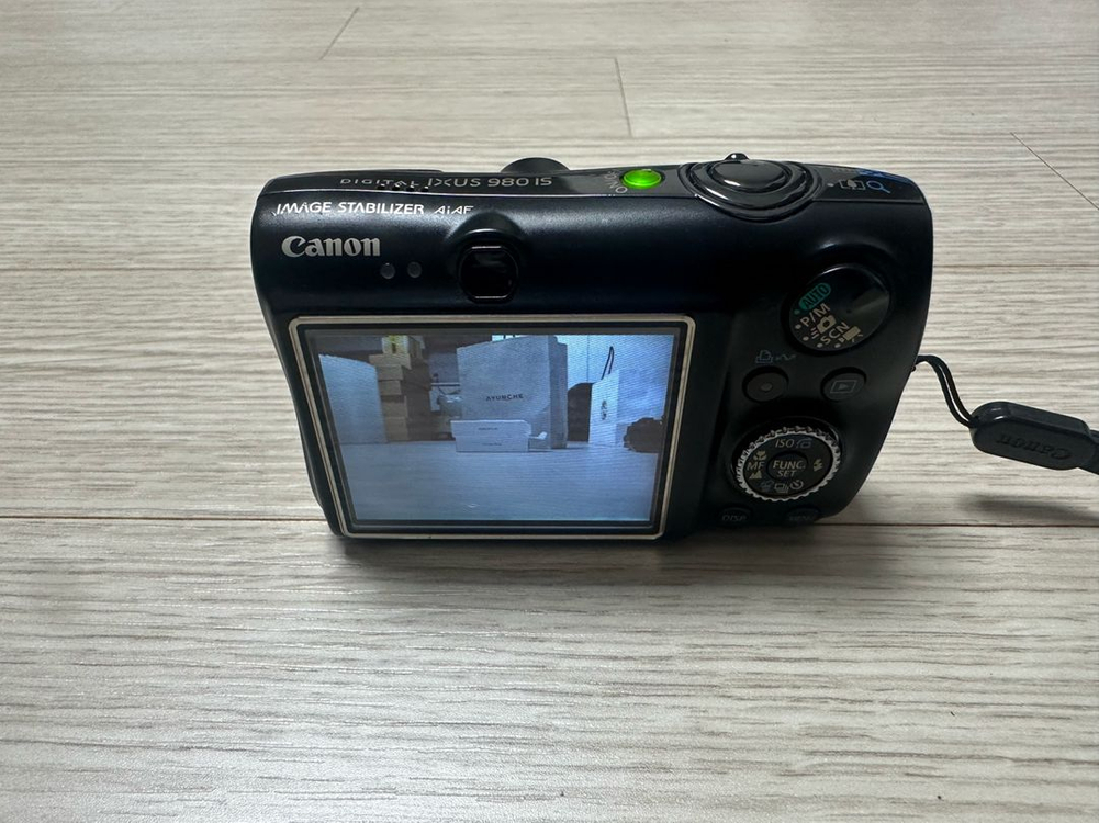캐논 익서스 IXUS 980 IS 블랙 디지털 카메라 판매합니다 이미지