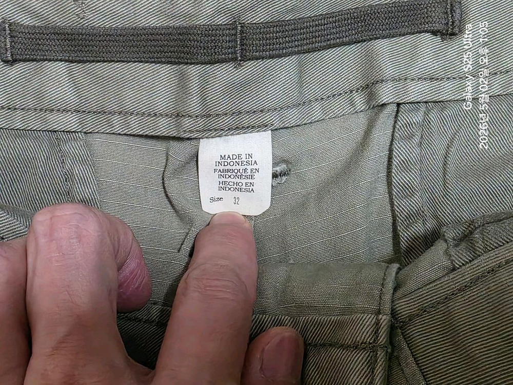 RRL 립스타 카고 쇼트 이미지