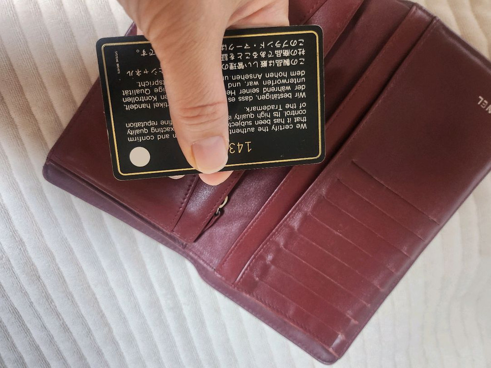 샤넬 정품 장지갑 이미지
