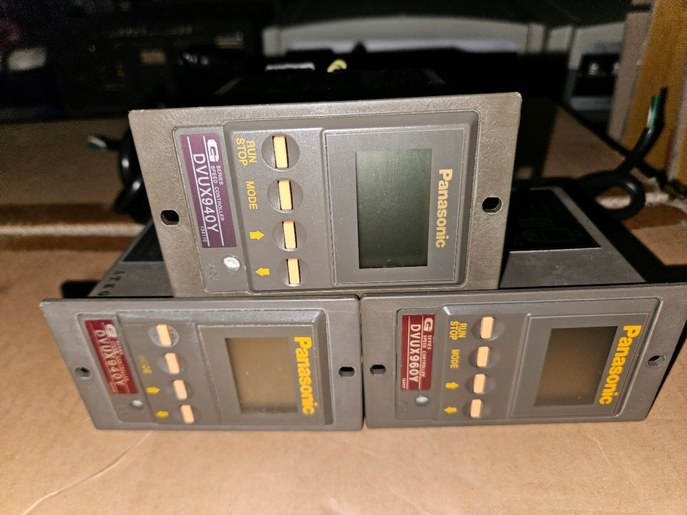 파나소닉 속도 컨트롤러DVUX940Y 2개DVUX960Y 1개 실사용품 일괄판매 이미지