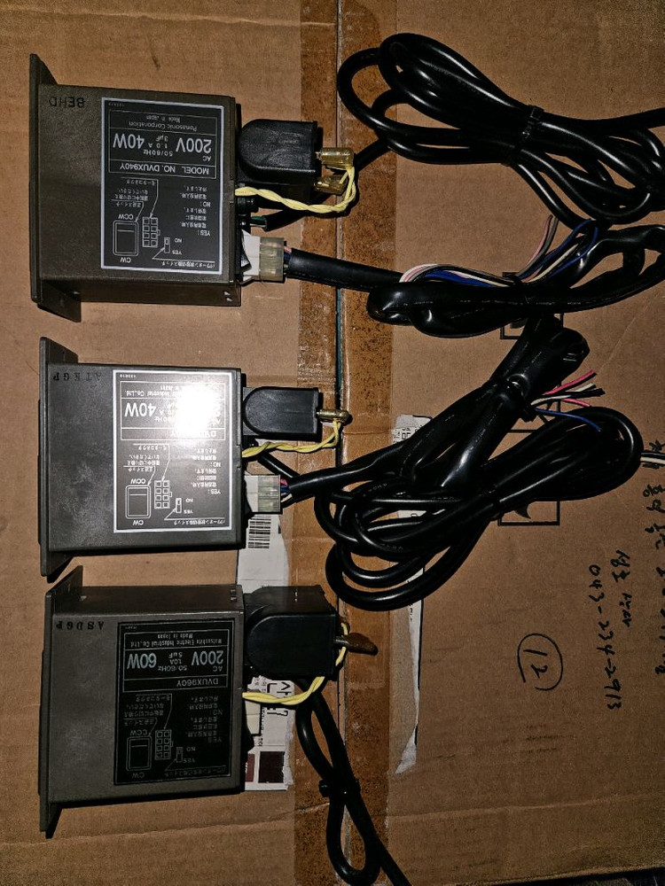 파나소닉 속도 컨트롤러DVUX940Y 2개DVUX960Y 1개 실사용품 일괄판매 이미지