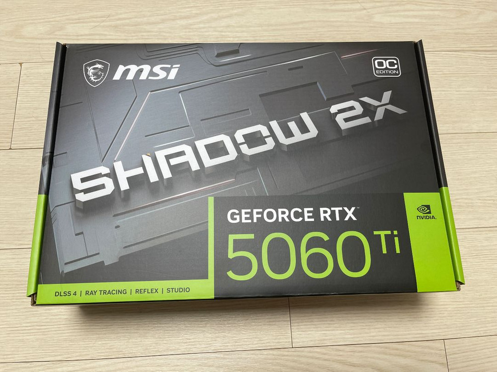 MSI RTX 5060 Ti SHADOW 2X OC 8GB 그래픽카드 이미지