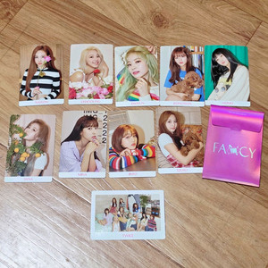 가격내림/트와이스 팬시유 예판 포카 세트 (나연 정연 모모 사나 지효 미나 다현 채영 쯔위) 이미지