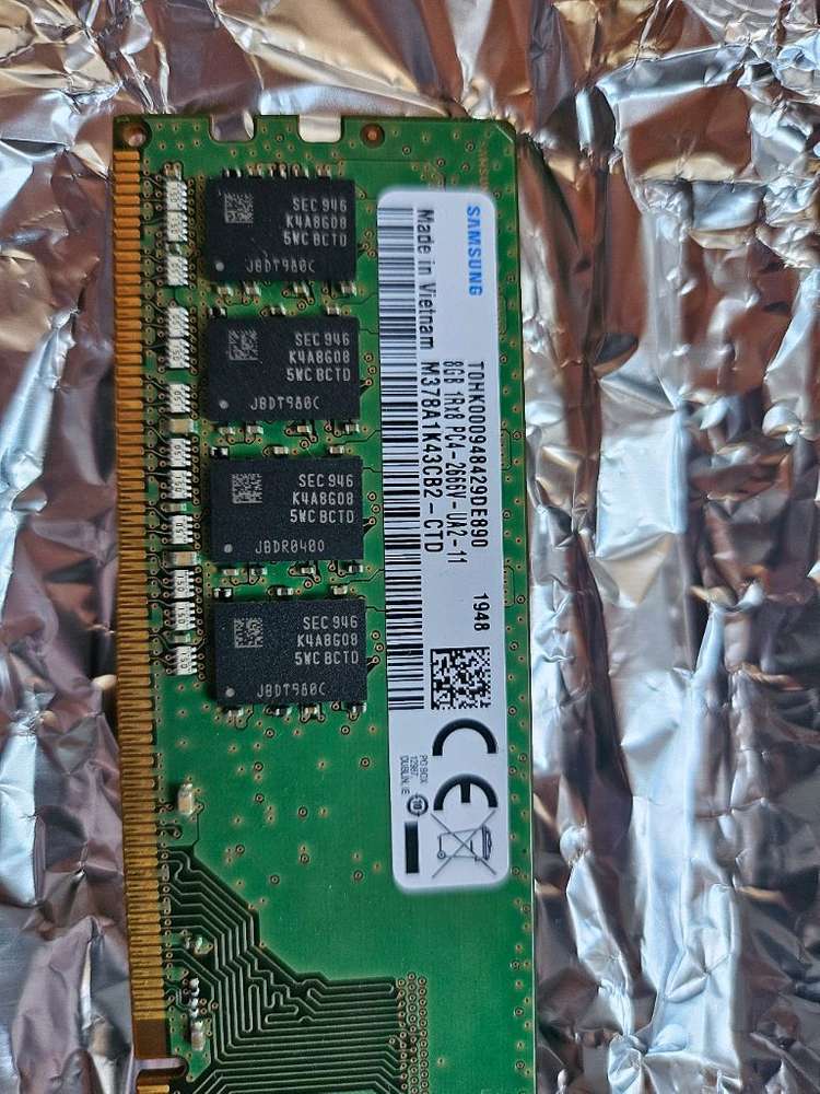 데스크탑 메모리 DDR4 8g 2666 램 팝니다 삼성 이미지