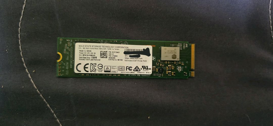 M.2 NVMe SSD 256GB 이미지