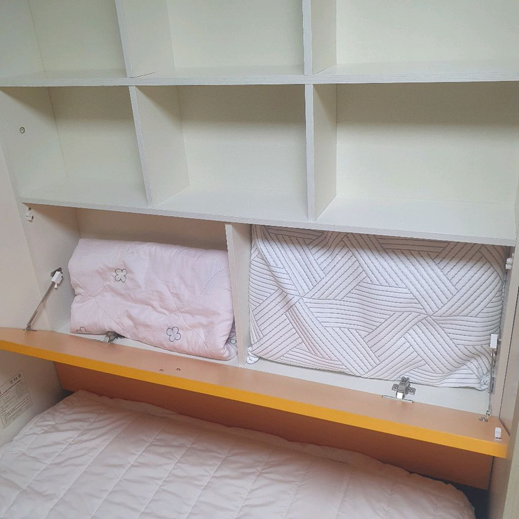 오른가구 전동 접이식 SS 슈퍼싱글 침대(폴딩침대) 세로형 이미지