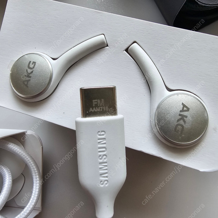 새상품)삼성정품 AKG C타입 유선 핸드폰 갤럭시 이어폰 라디오수신가능 이미지
