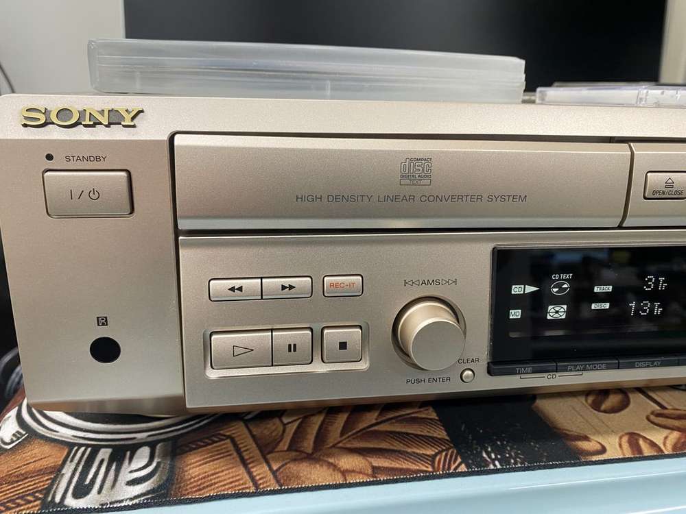 SONY CD & MD 미니 디스크 데크 MXD-D40 이미지