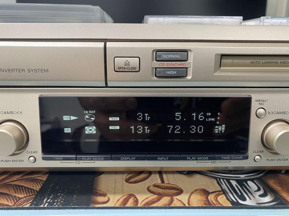 SONY CD & MD 미니 디스크 데크 MXD-D40 이미지