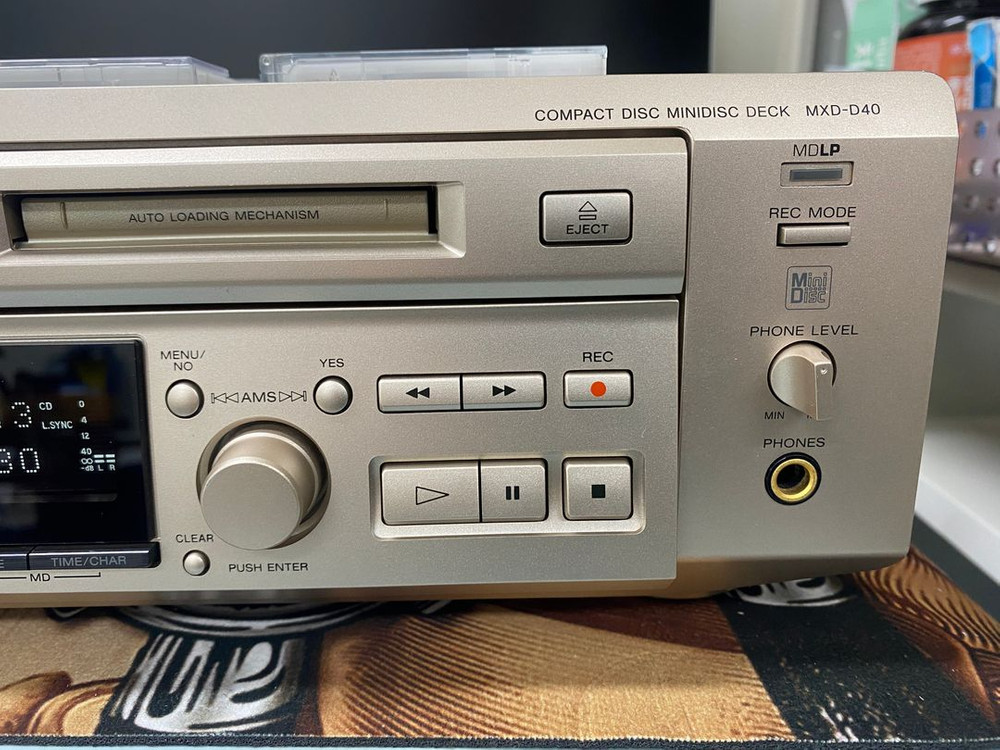 SONY CD & MD 미니 디스크 데크 MXD-D40 이미지