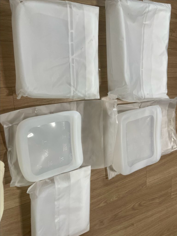 실리콘 지퍼백 5종 셋트 이미지