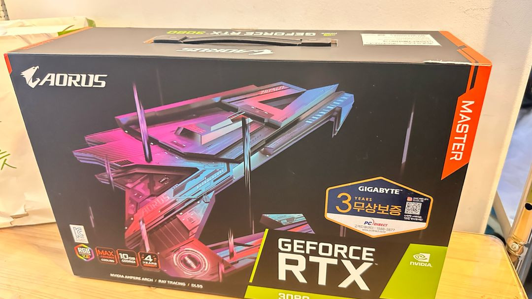 RTX3090 기가바이트 어로스 익스트림 팝니다 이미지