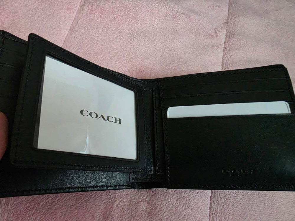 [COACH] 코치 남성 반지갑 판매 합니다. (블랙, 카드 지갑 포함) 이미지