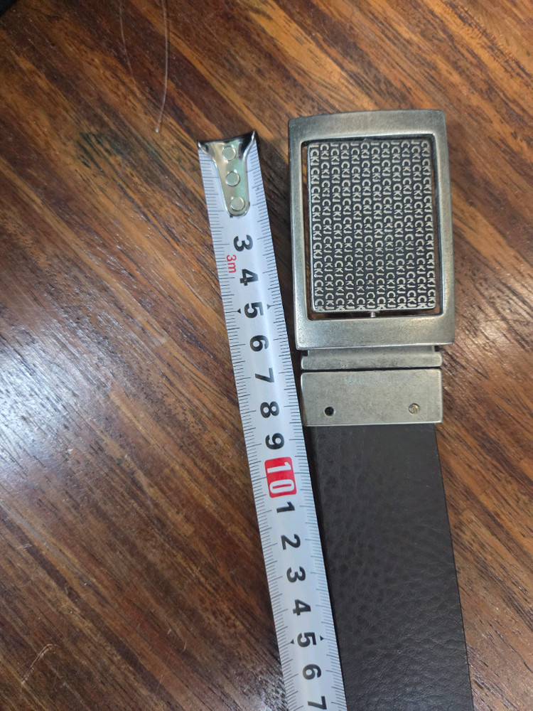 캘빈클라인 모노그램 가죽 벨트 97cm 이미지