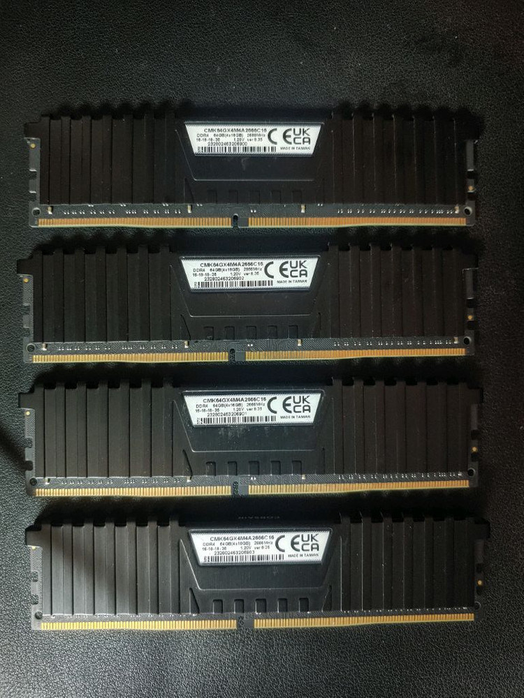 커세어 벤젠스 LPX DDR4 64GB (16GBx4) 2666MHz 이미지